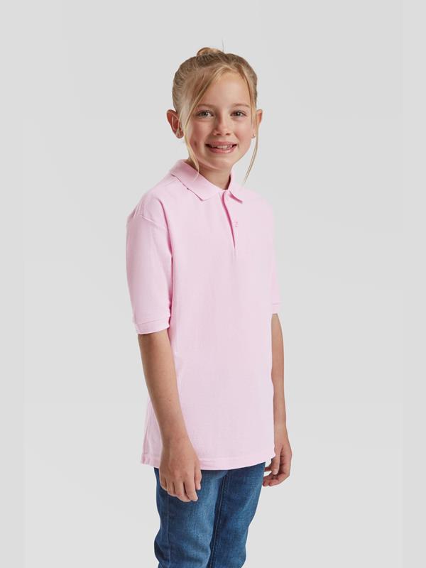 Fruit Of The Loom 6535 Open End 180 Regular Fit Polo Kids