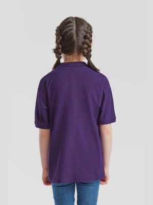 Fruit Of The Loom 6535 Open End 180 Regular Fit Polo Kids - Image 24