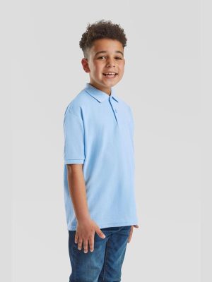 Fruit Of The Loom 6535 Open End 180 Regular Fit Polo Kids - Image 34