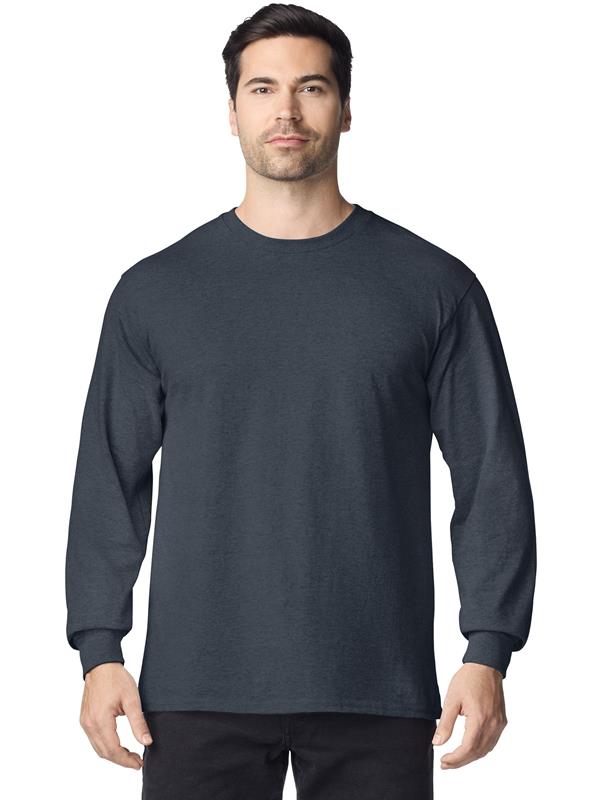 Gildan Ultra Cotton Open End 205 Regular Fit LS Tee Adult