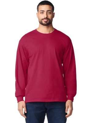 Gildan Ultra Cotton Open End 205 Regular Fit LS Tee Adult - Image 11