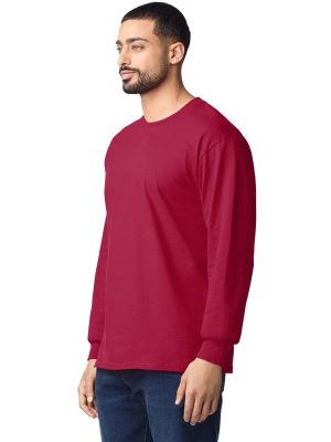 Gildan Ultra Cotton Open End 205 Regular Fit LS Tee Adult - Image 13