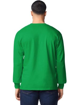 Gildan Ultra Cotton Open End 205 Regular Fit LS Tee Adult - Image 40