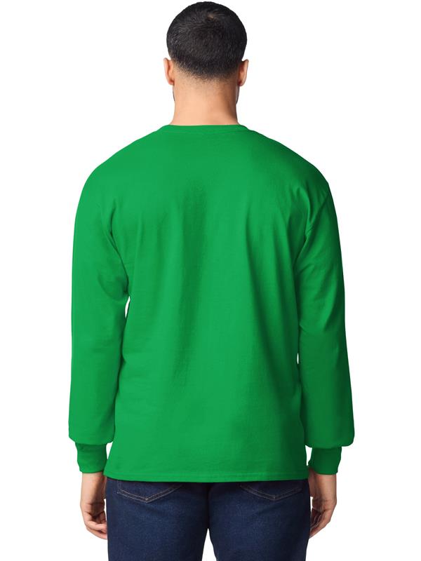 Gildan Ultra Cotton Open End 205 Regular Fit LS Tee Adult
