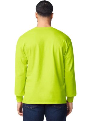 Gildan Ultra Cotton Open End 205 Regular Fit LS Tee Adult - Image 72