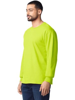Gildan Ultra Cotton Open End 205 Regular Fit LS Tee Adult - Image 73