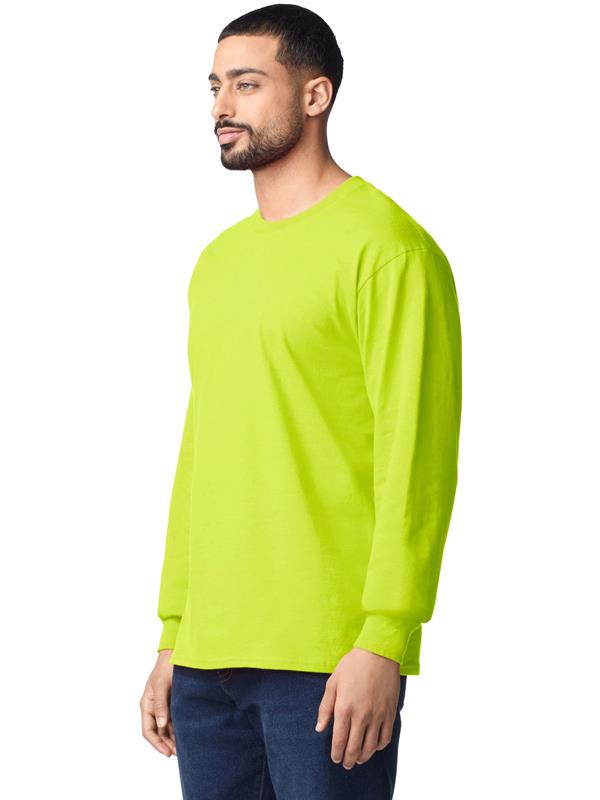 Gildan Ultra Cotton Open End 205 Regular Fit LS Tee Adult