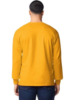 Gildan Ultra Cotton Open End 205 Regular Fit LS Tee Adult - Image 36