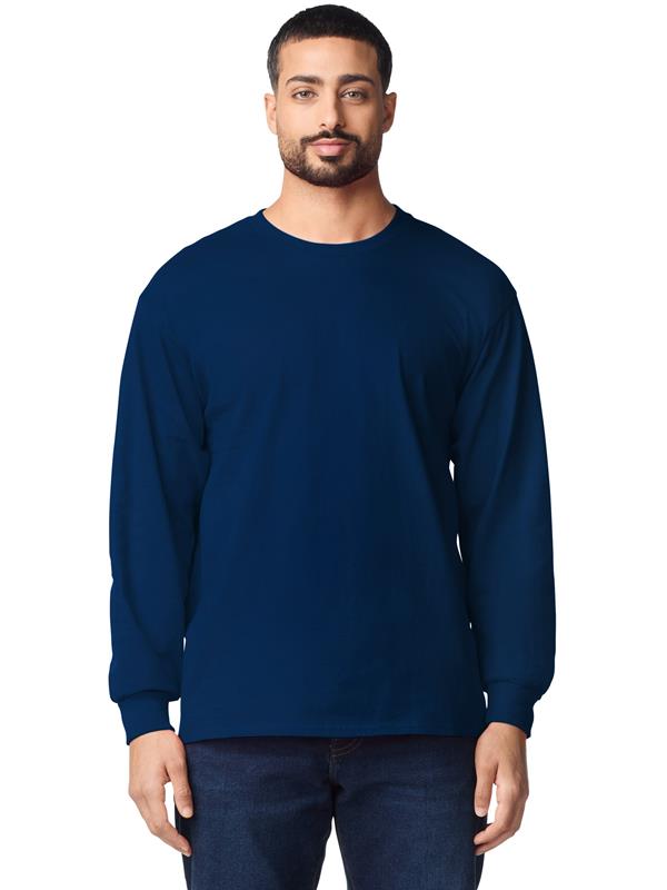 Gildan Ultra Cotton Open End 205 Regular Fit LS Tee Adult