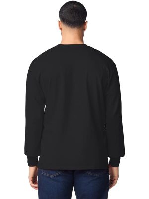 Gildan Ultra Cotton Open End 205 Regular Fit LS Tee Adult - Image 8