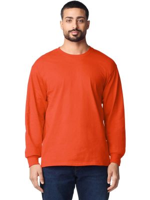 Gildan Ultra Cotton Open End 205 Regular Fit LS Tee Adult - Image 59