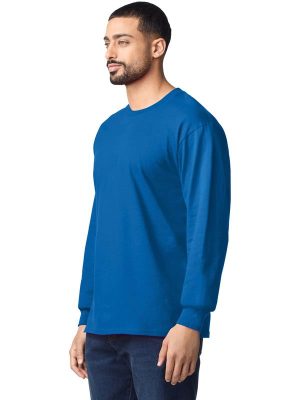 Gildan Ultra Cotton Open End 205 Regular Fit LS Tee Adult - Image 69