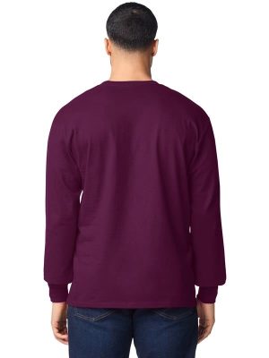 Gildan Ultra Cotton Open End 205 Regular Fit LS Tee Adult - Image 52