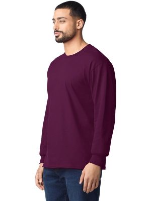 Gildan Ultra Cotton Open End 205 Regular Fit LS Tee Adult - Image 53
