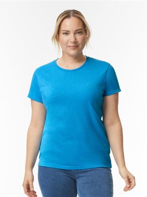 Gildan Heavy Cotton Open End 180 Regular Fit Tee Ladies - Image 22
