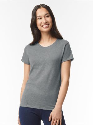 Gildan Heavy Cotton Open End 180 Regular Fit Tee Ladies - Image 19