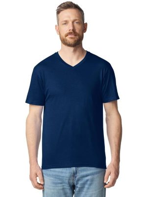 Gildan Softstyle Ringspun 150 Regular Fit V Neck Tee Adult - Image 14