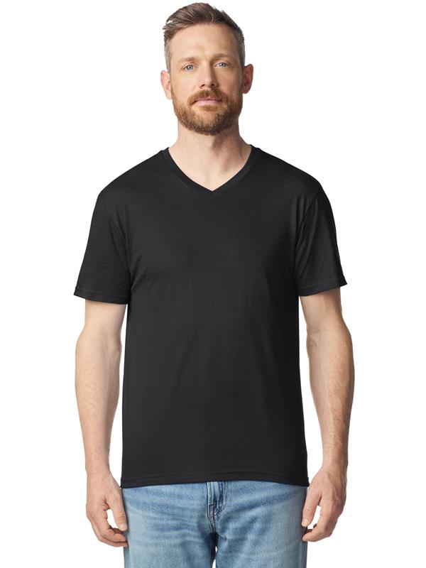 Gildan Softstyle Ringspun 150 Regular Fit V Neck Tee Adult