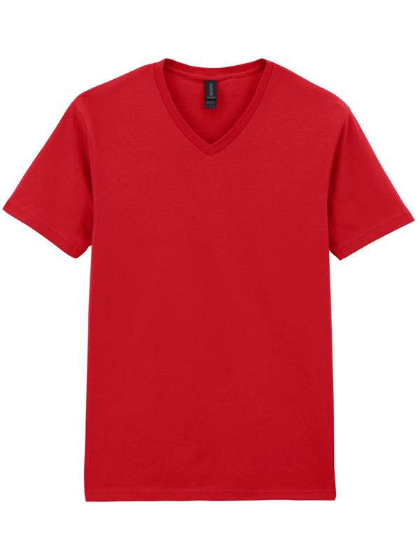 Gildan Softstyle Ringspun 150 Regular Fit V Neck Tee Adult
