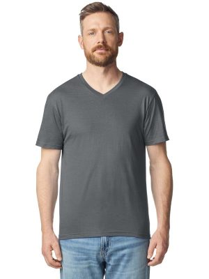 Gildan Softstyle Ringspun 150 Regular Fit V Neck Tee Adult - Image 7