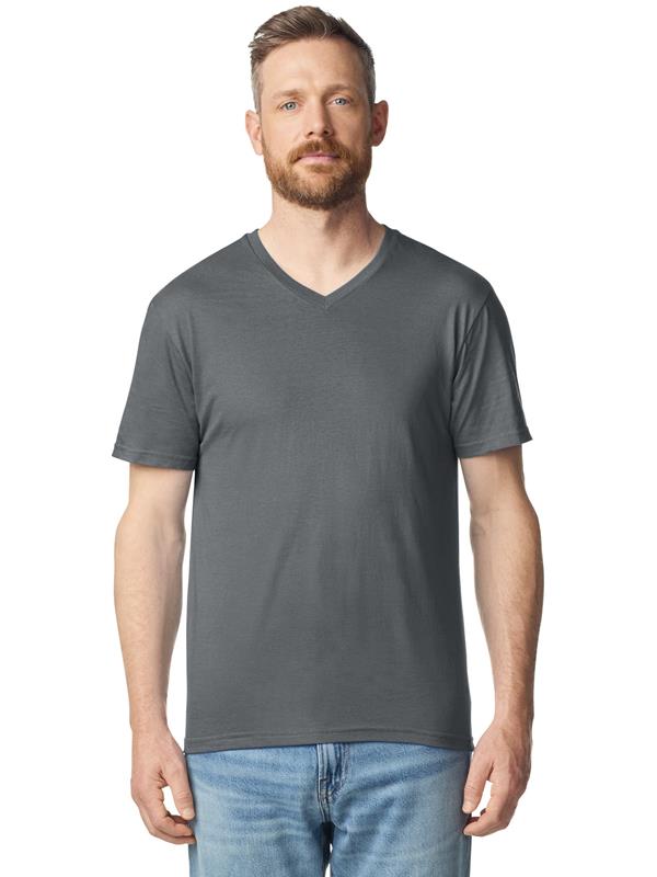 Gildan Softstyle Ringspun 150 Regular Fit V Neck Tee Adult