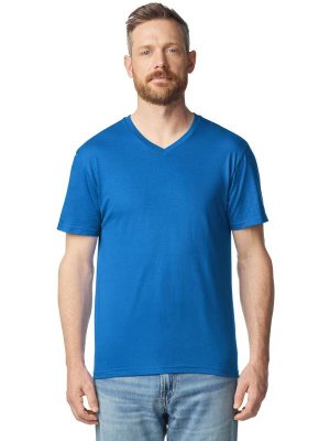 Gildan Softstyle Ringspun 150 Regular Fit V Neck Tee Adult - Image 22
