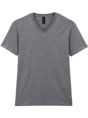 Gildan Softstyle Ringspun 150 Regular Fit V Neck Tee Adult - Image 24