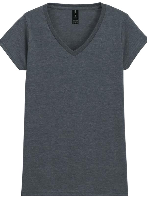Gildan Softstyle Ringspun 150 Regular Fit V Neck Tee Ladies
