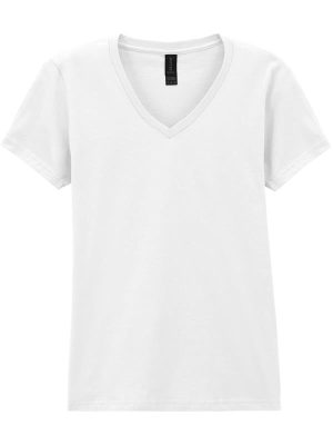 Gildan Softstyle Ringspun 150 Regular Fit V Neck Tee Ladies - Image 22
