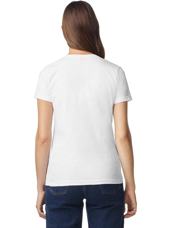 Gildan Softstyle Ringspun 150 Regular Fit V Neck Tee Ladies