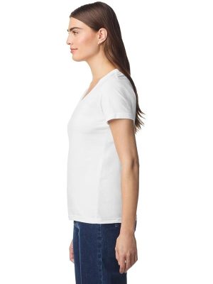 Gildan Softstyle Ringspun 150 Regular Fit V Neck Tee Ladies - Image 25