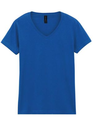 Gildan Softstyle Ringspun 150 Regular Fit V Neck Tee Ladies - Image 15
