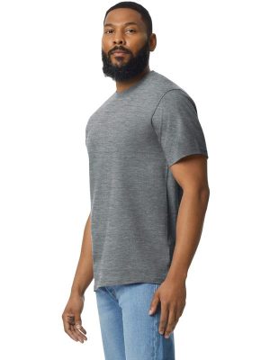 Gildan Softstyle Midweight Ringspun 185 Regular Fit Tee Adult - Image 14