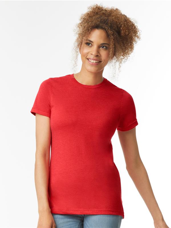 Gildan Softstyle CVC Ringspun 155 Regular Fit Tee Ladies
