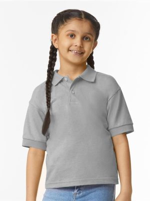 Gildan Dryblend Open End 205 Regular Fit Polo Kids - Image 1