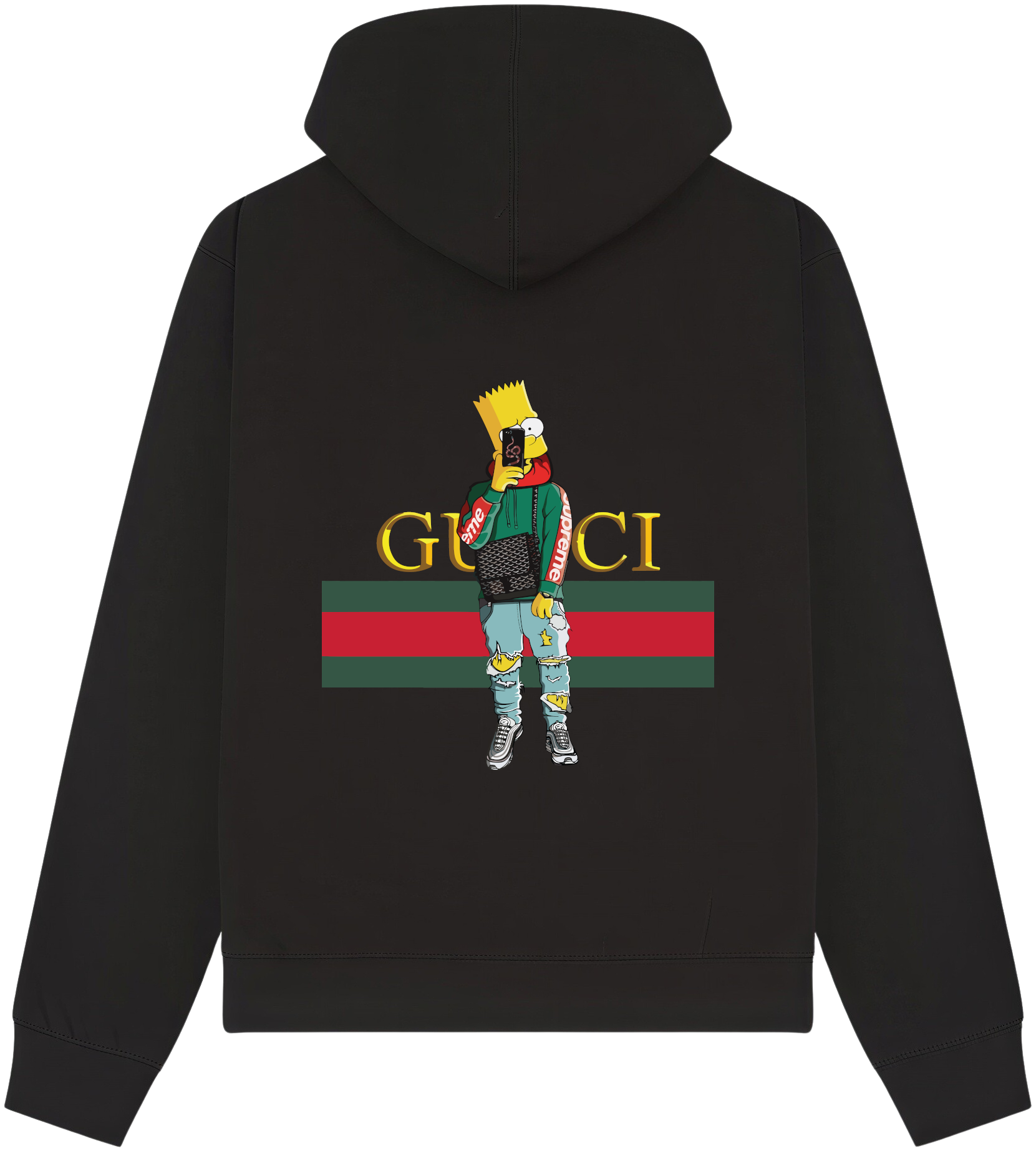 Gucci Bart Drip Hoodie - Image 4