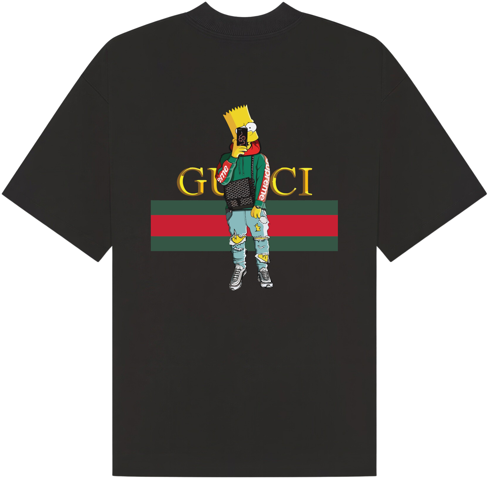 Gucci Bart Drip T-Shirt - Image 2