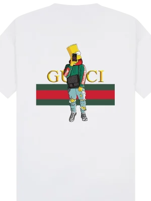 Gucci Bart Drip T-Shirt - Image 6