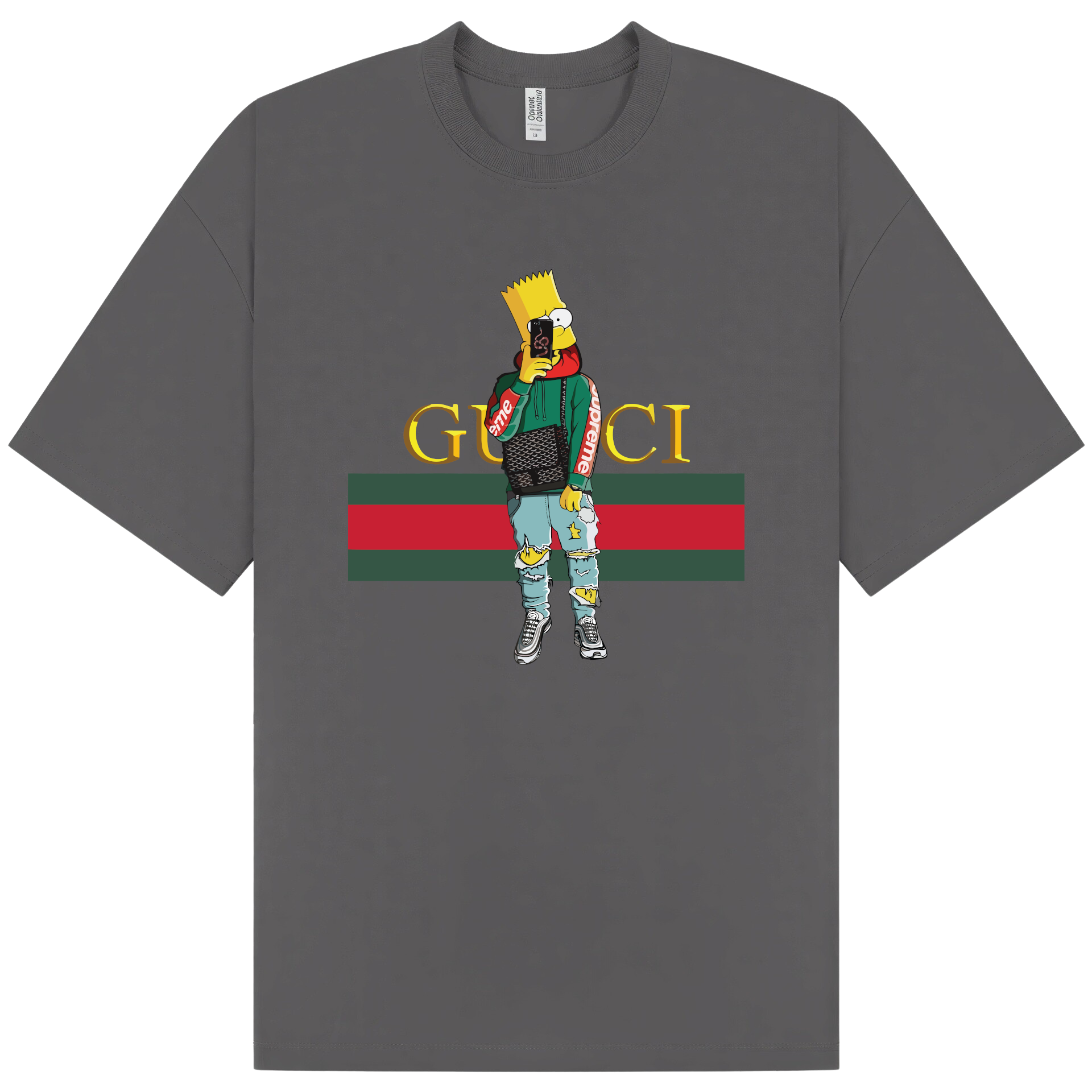 Gucci Bart Drip T-Shirt - Image 3
