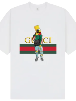 Gucci Bart Drip T-Shirt - Image 5
