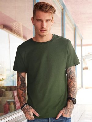 Jerzees Eco Premium Combed 165 Regular Fit Organic Tee Adult - Image 1