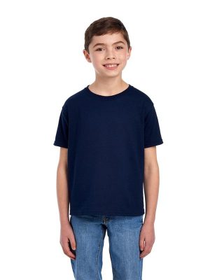 Jerzees Eco Premium Combed 165 Regular Fit Organic Tee Kids - Image 37