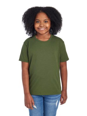 Jerzees Eco Premium Combed 165 Regular Fit Organic Tee Kids - Image 22