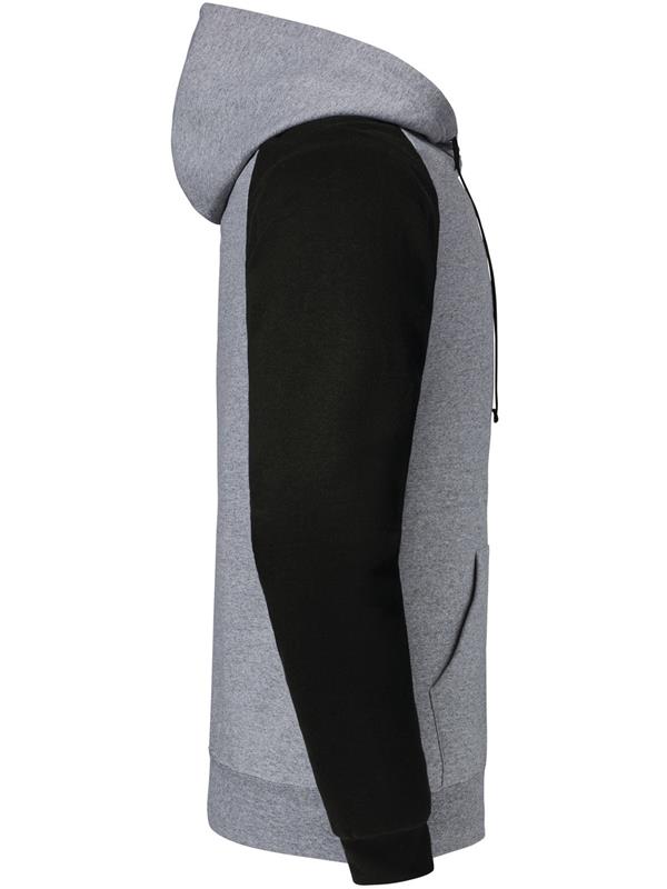 Jerzees Nublend Open End 275 Regular Fit Colour Block Raglan Hood Adult