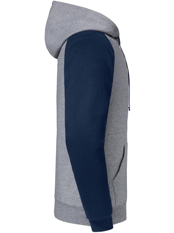 Jerzees Nublend Open End 275 Regular Fit Colour Block Raglan Hood Adult