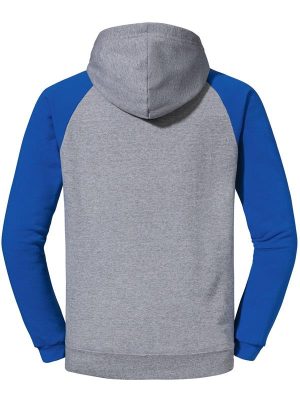 Jerzees Nublend Open End 275 Regular Fit Colour Block Raglan Hood Adult - Image 36