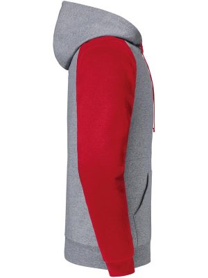 Jerzees Nublend Open End 275 Regular Fit Colour Block Raglan Hood Adult - Image 42