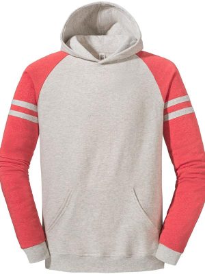 Jerzees Nublend Open End 275 Regular Fit Varsity Raglan Hood Adult - Image 35