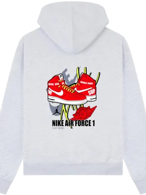 Nike AirForce1 Supreme Hoodie - Image 2