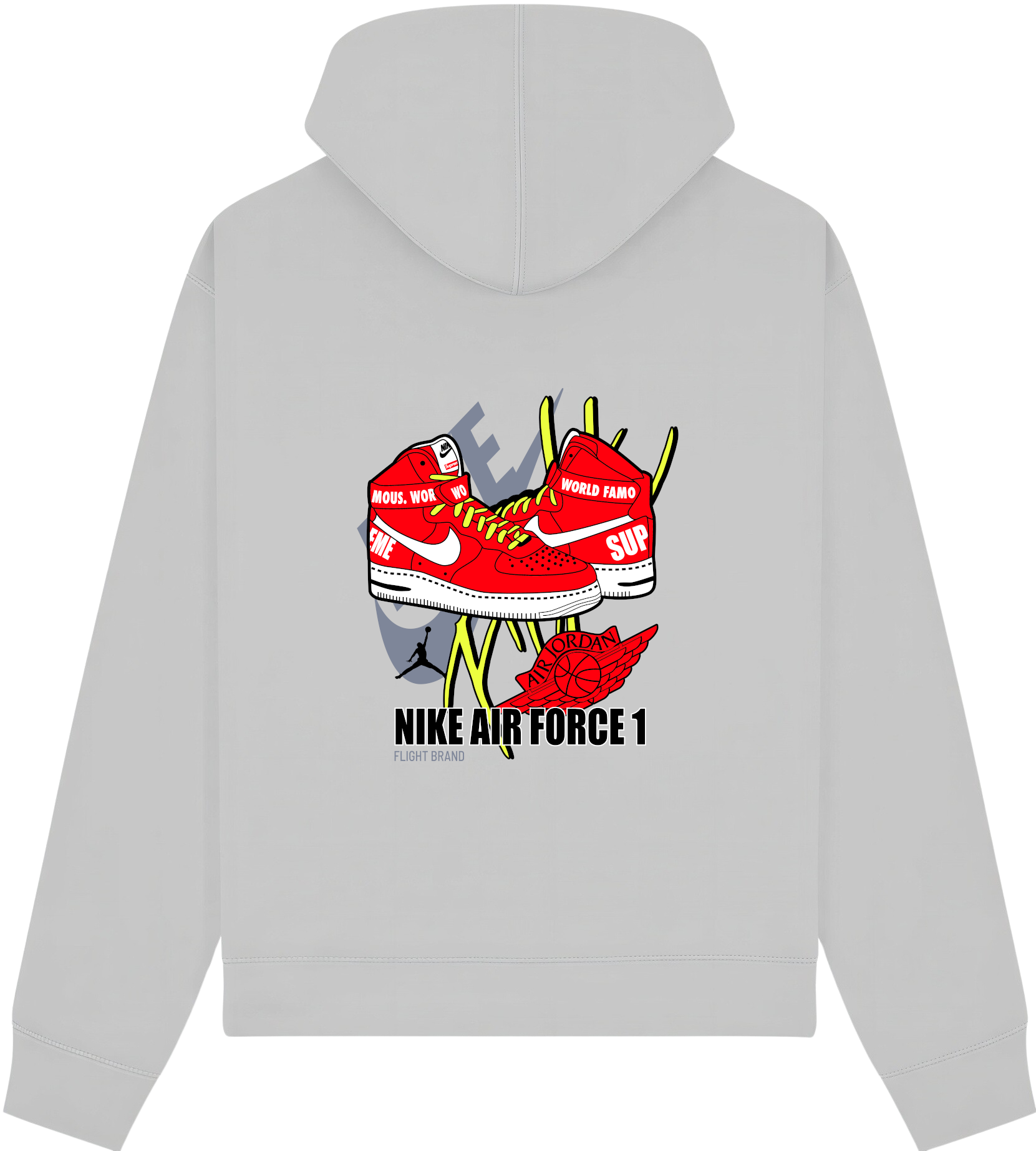 Nike AirForce1 Supreme Hoodie - Image 8